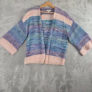 Style & Co. Women's Cotton-Knit Button-Up Cardigan, Size Medium